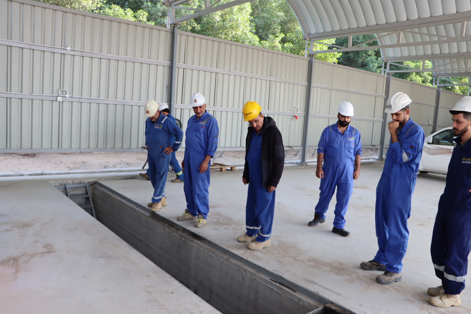 General Manager site visit Al-Burjisya - Central workshop